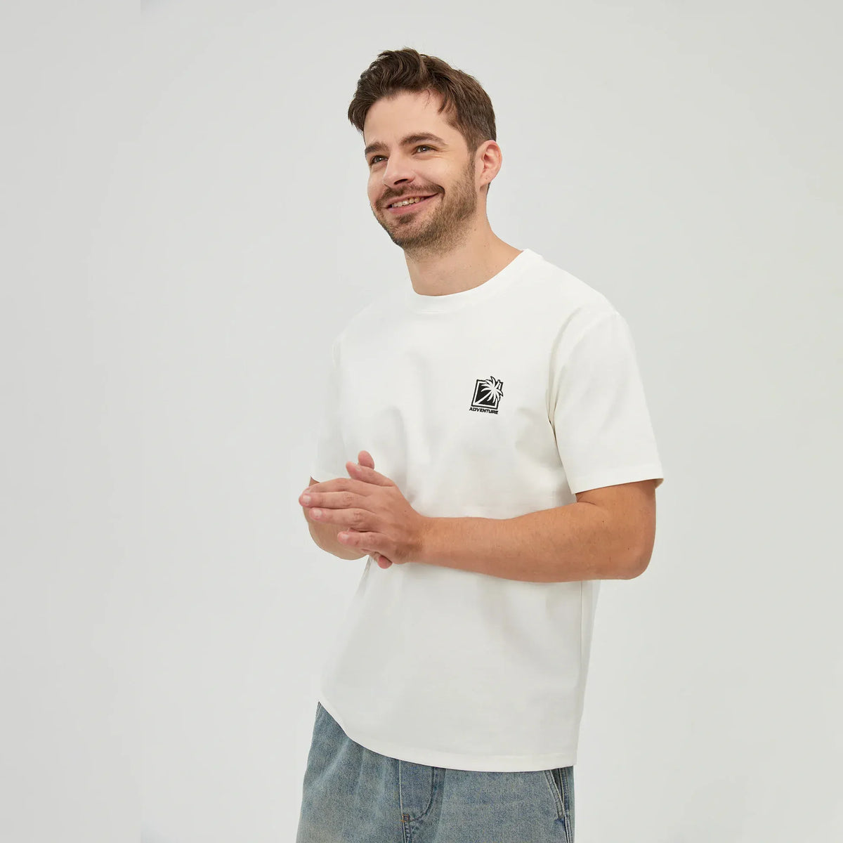 Embroidery Printed T.Shirt for Men Image