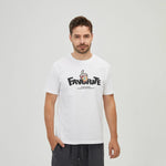 White Printed T.Shirt for Men Image