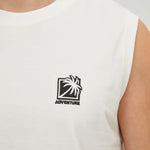 Embroidery Printed Sleeveless T-Shirt for Men Image