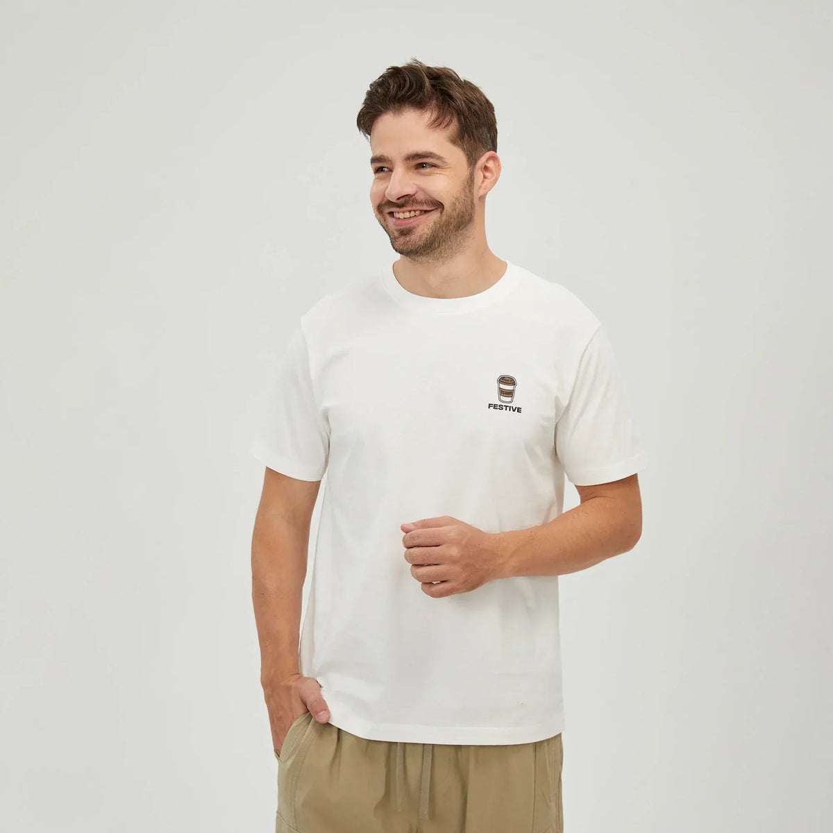 Embroidery Printed T.Shirt for Men Image