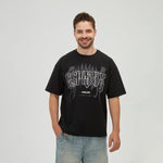 Black Printed T.Shirt for Men Image