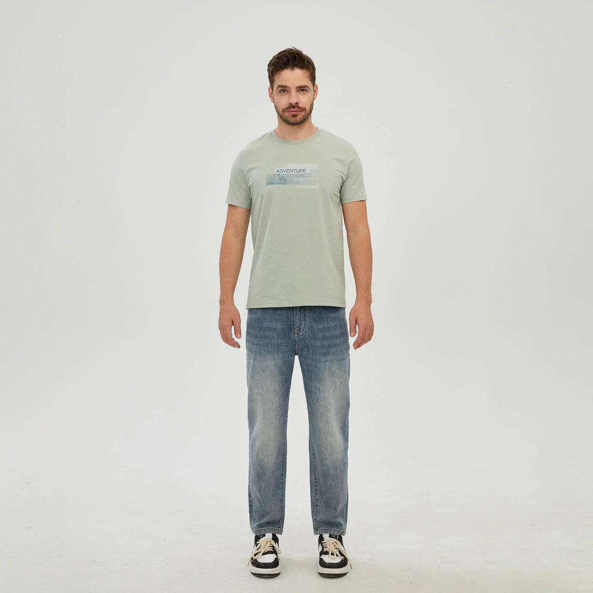 Washed Jeans Pants for Men Image