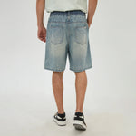 Washed Jeans Shorts for Men Image