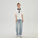 Embroidery Polo Shirt for Women Image