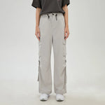 Light Grey Plain Pants for Women Image