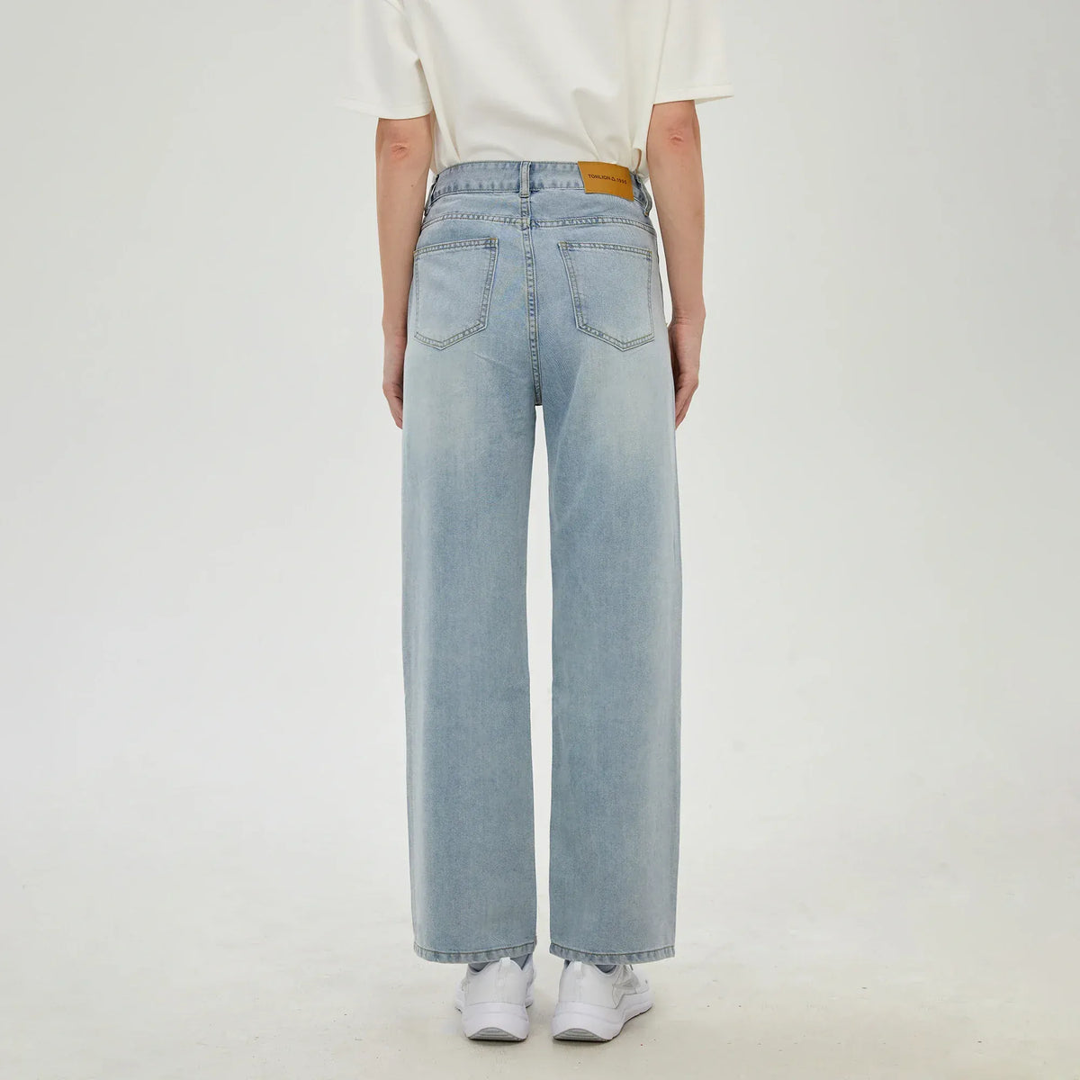 Washed Jeans Pants for Women Image