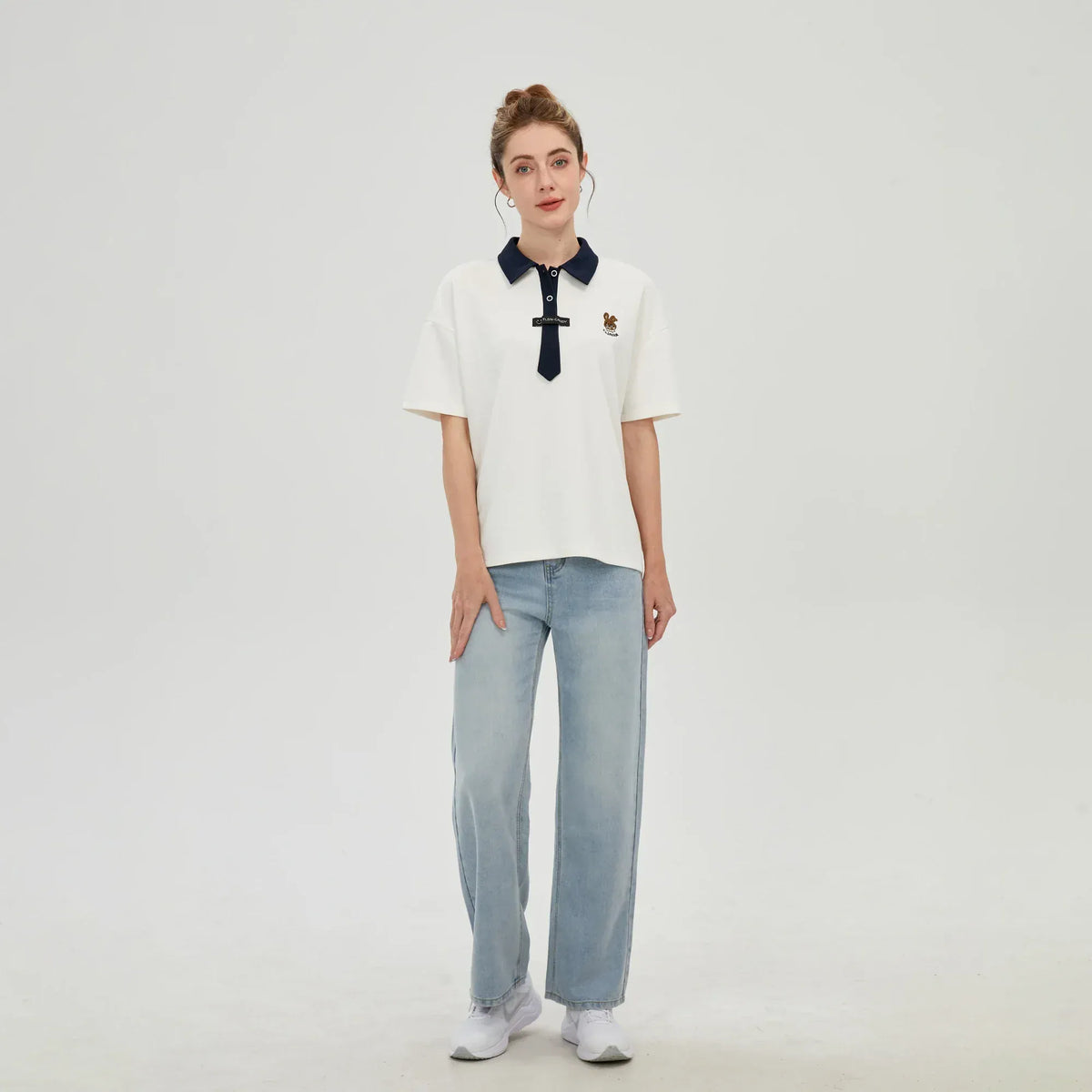 Washed Jeans Pants for Women Image