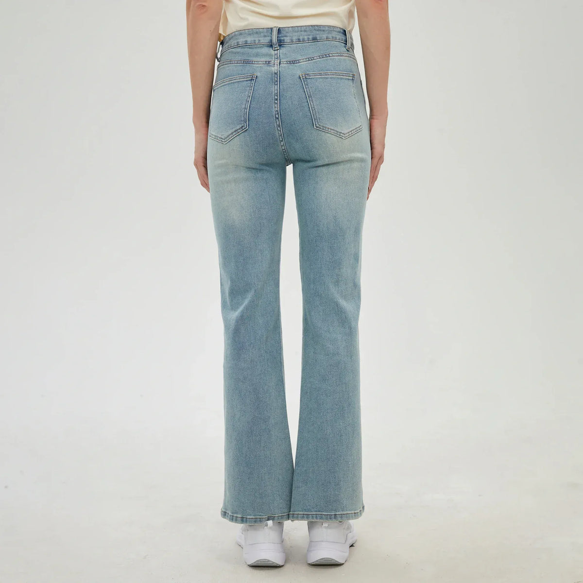 Washed Jeans Pants for Women Image