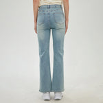 Washed Jeans Pants for Women Image