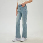 Washed Jeans Pants for Women Image
