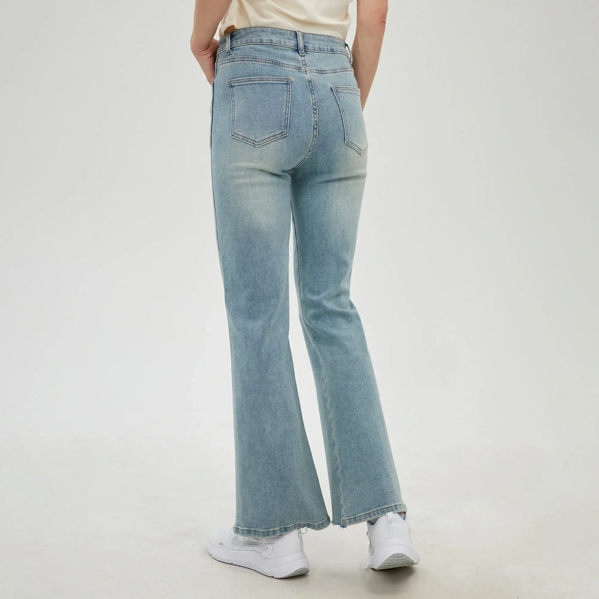Washed Jeans Pants for Women Image
