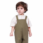 Beige Striped Blouse for Baby boy Image