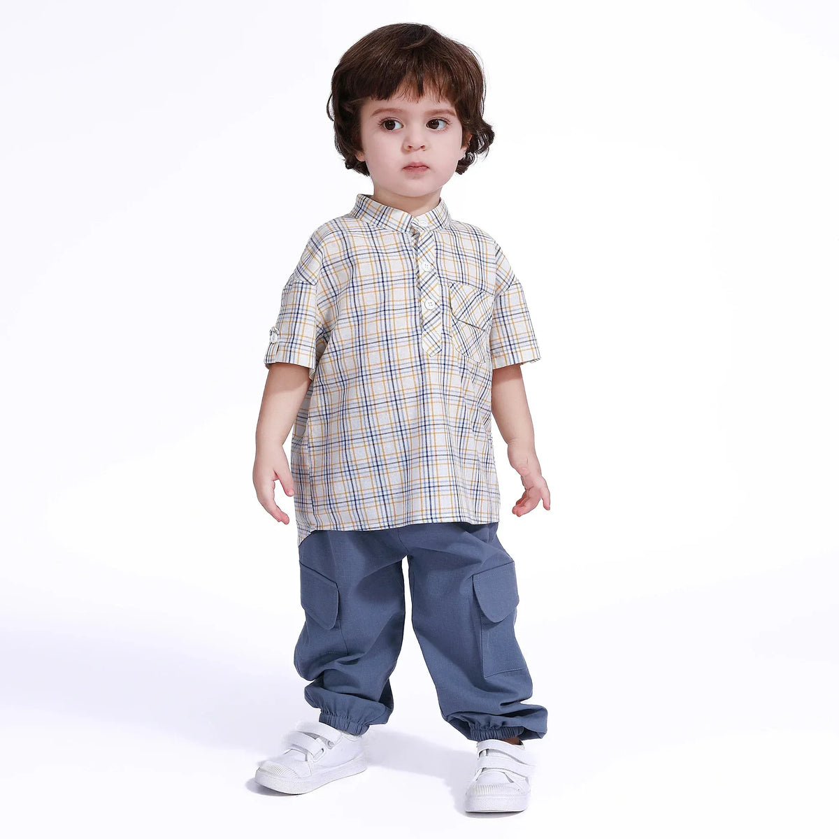 Checked Blouse for Baby boy Image