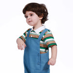 Striped Polo Shirt for Baby boy Image