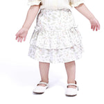 Green Floral Skirt for Baby girl Image