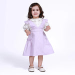 Light Purple Plain Dress for Baby girl Image