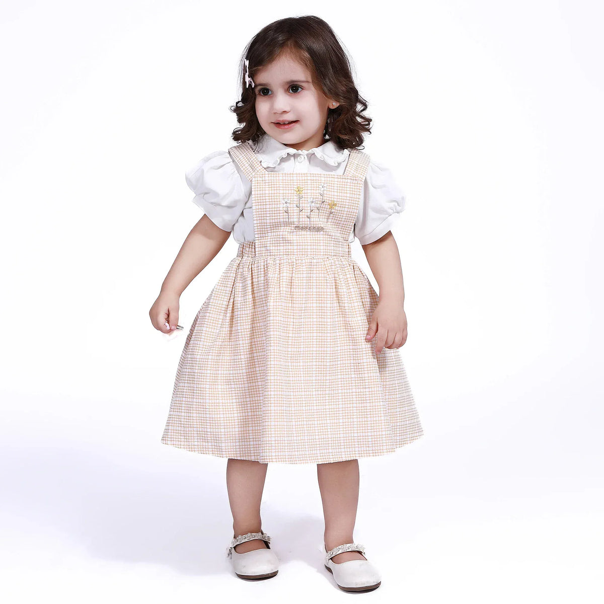 Checked Dress for Baby girl Image