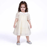 Beige Embroidery Dress for Baby girl Image