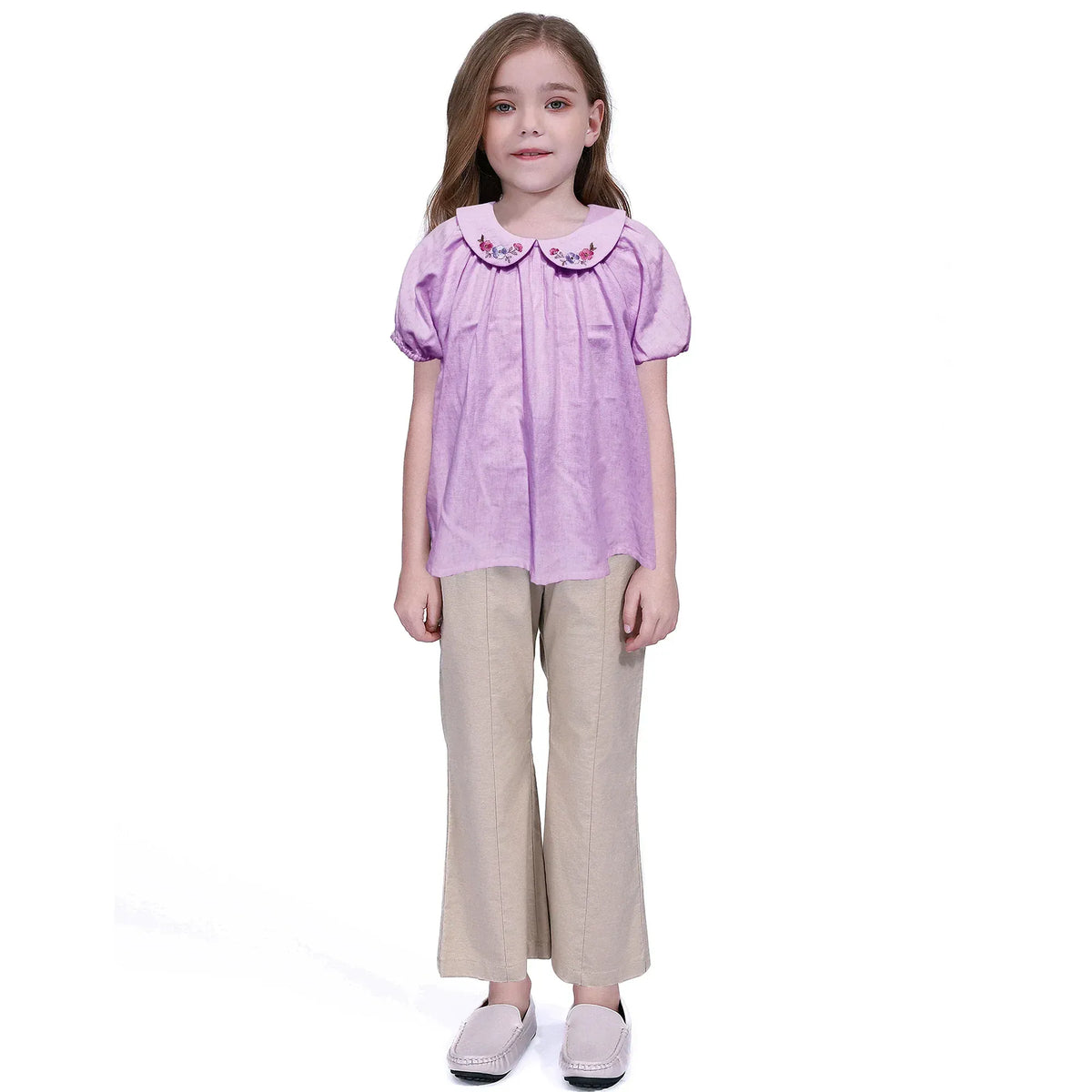 Floral Blouse for Girls Image