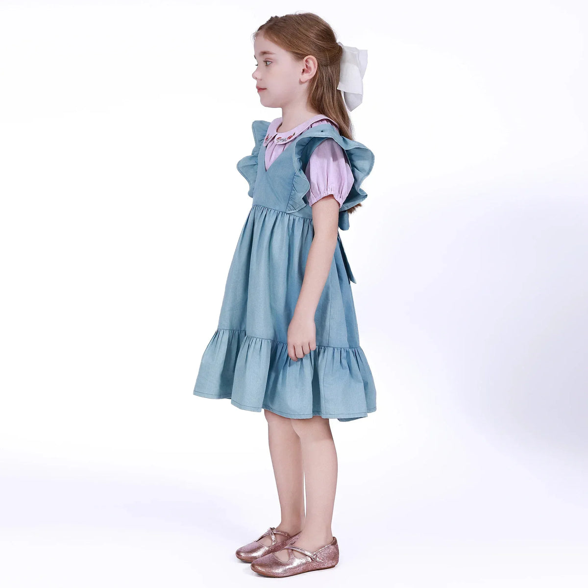 Plain Dress for Girls Image