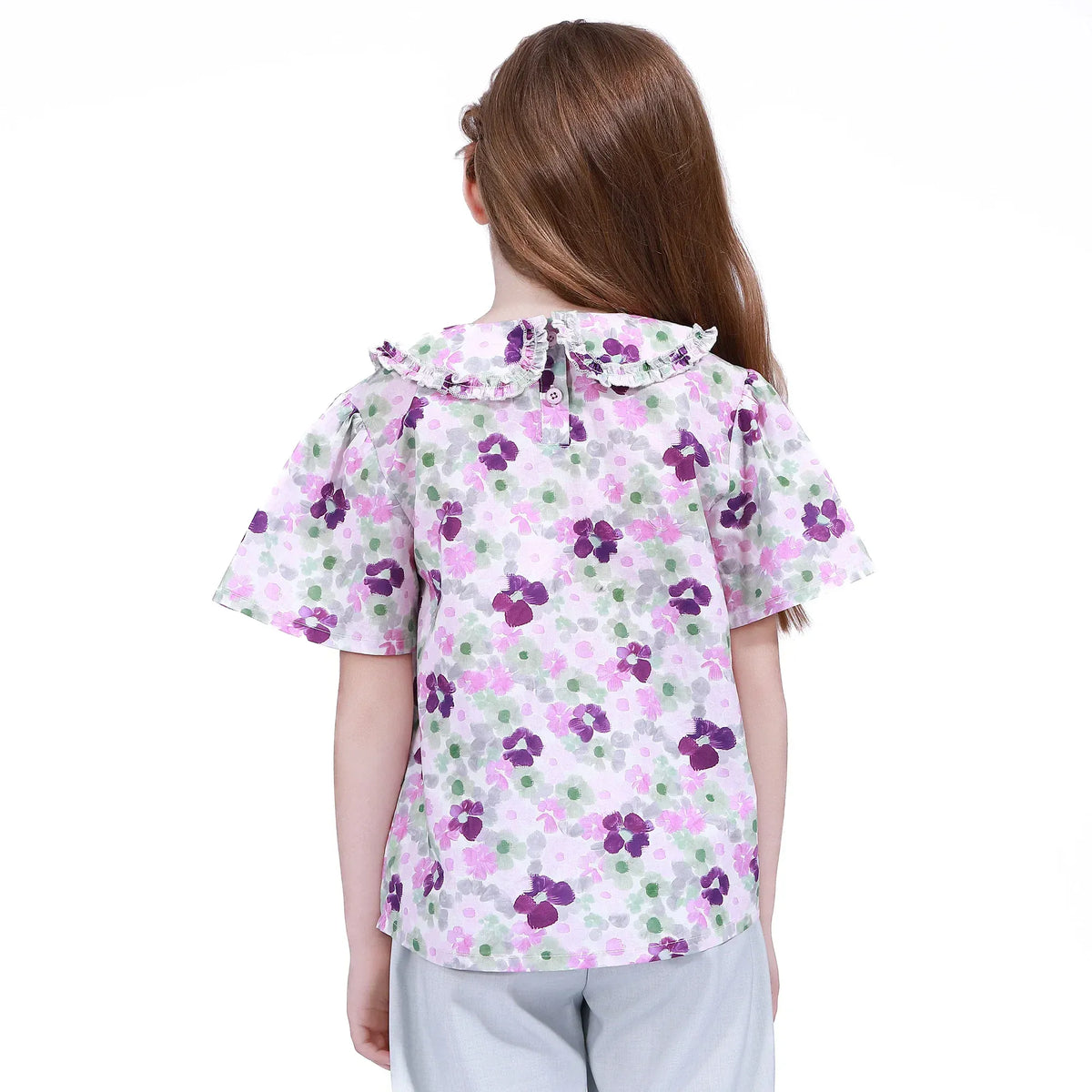 Floral Shirt for Girls Image