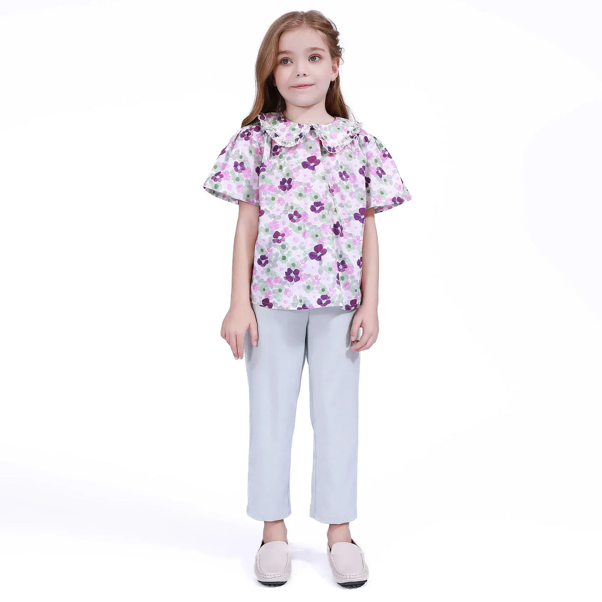 Floral Shirt for Girls Image