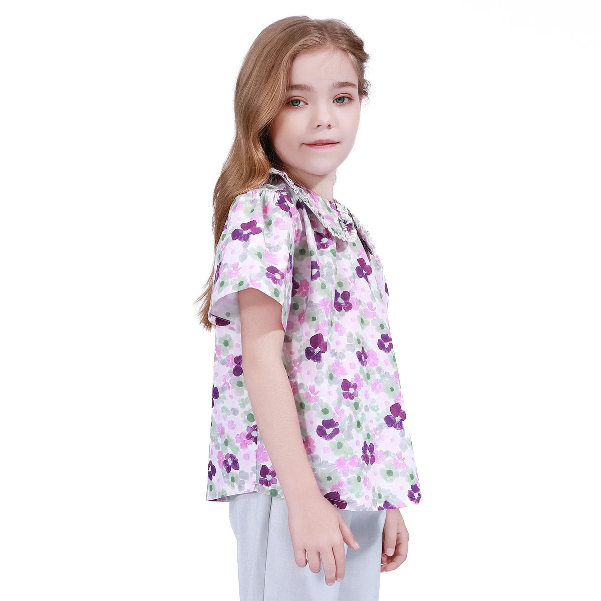 Floral Shirt for Girls Image