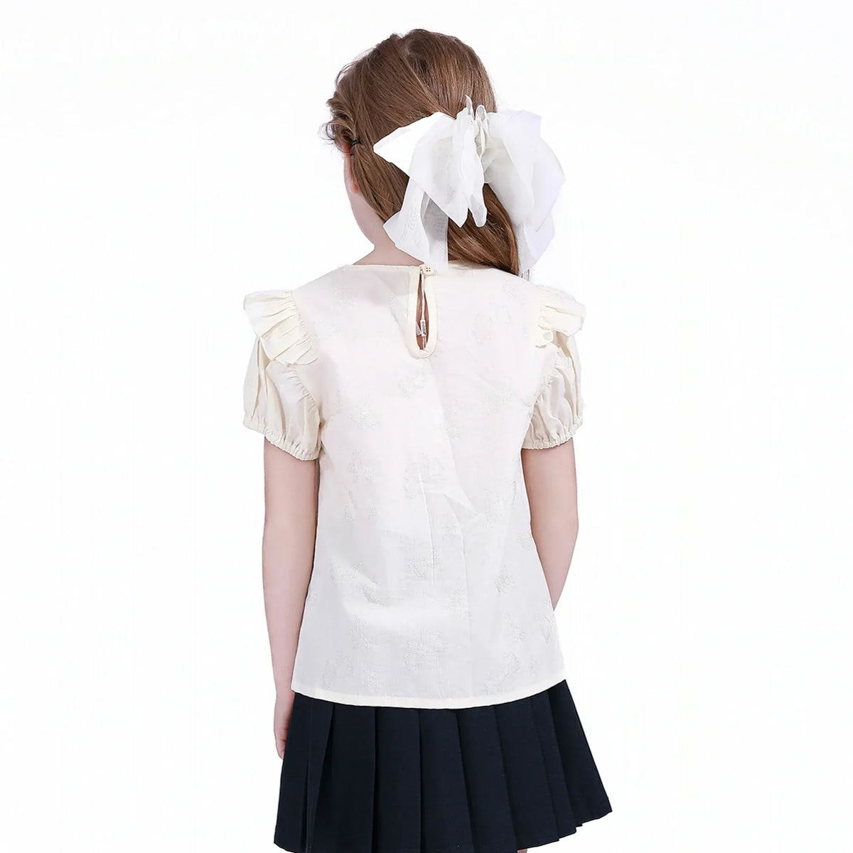 Jacquard Blouse for Girls Image