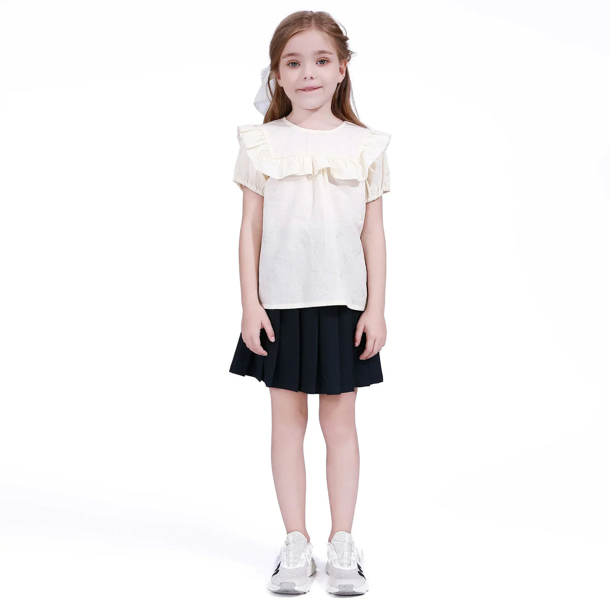 Jacquard Blouse for Girls Image