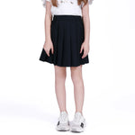 Navy Plain Skirt for Girls Image