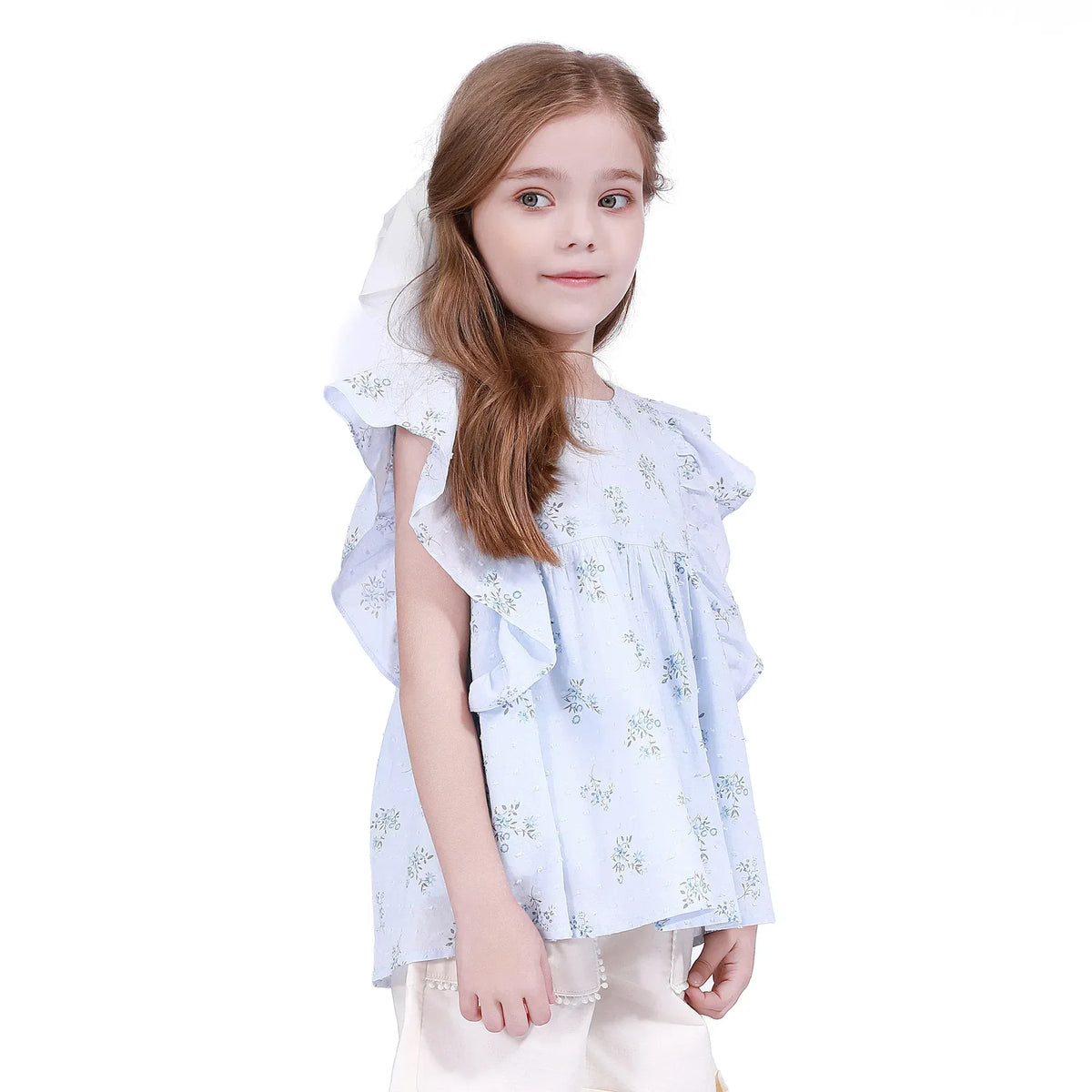 Floral Blouse for Girls Image
