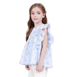 Floral Blouse for Girls Image