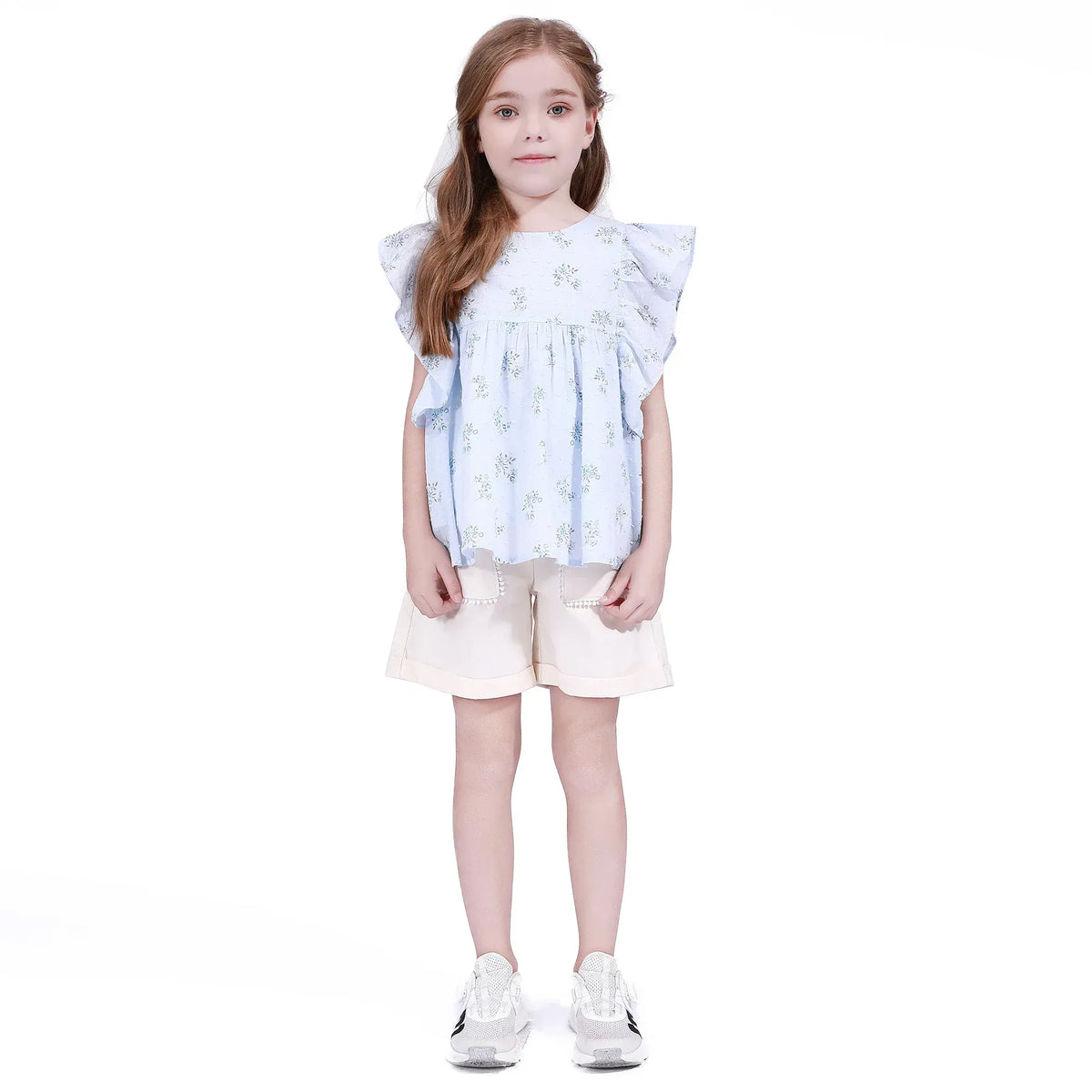 Embroidery Shorts for Girls Image