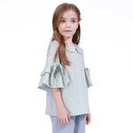 Striped Blouse for Girls Image
