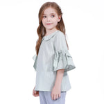 Striped Blouse for Girls Image