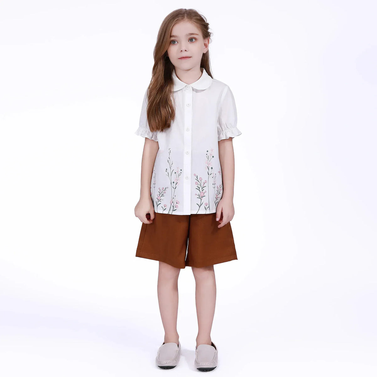 Floral Shirt for Girls Image