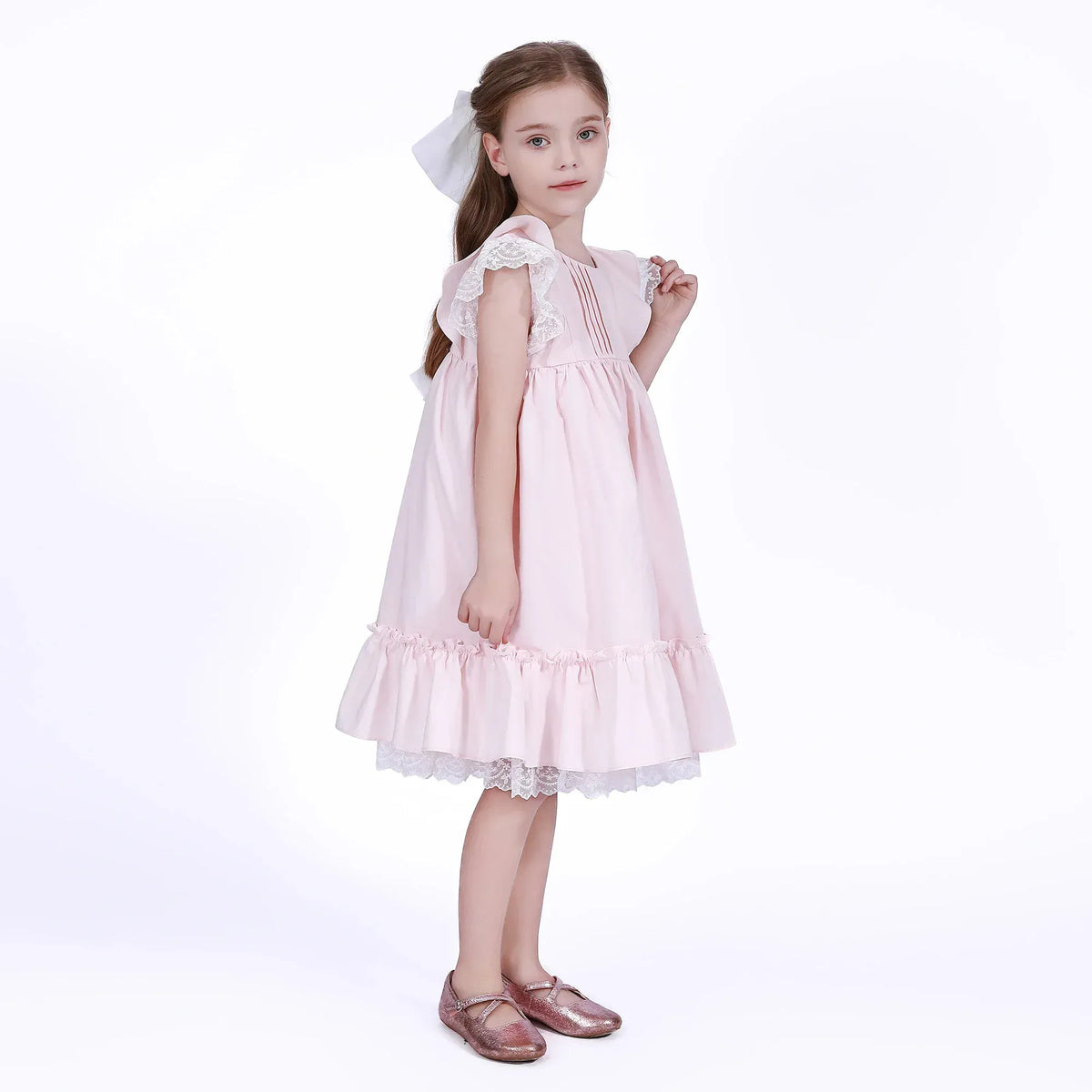 Laced Dress for Girls Image