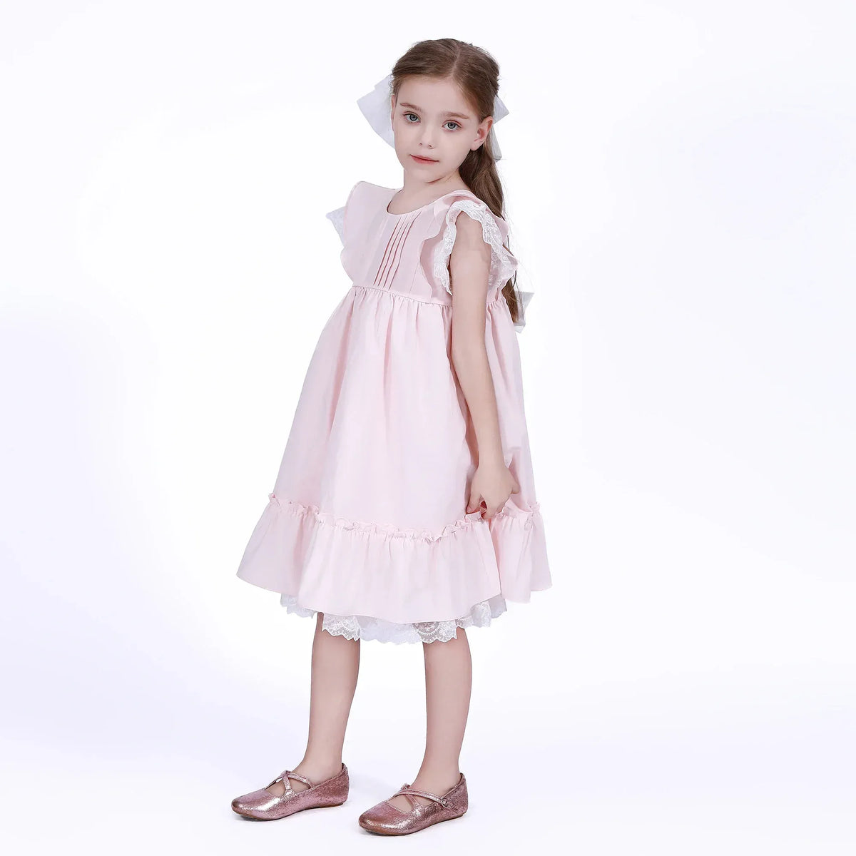 Laced Dress for Girls Image
