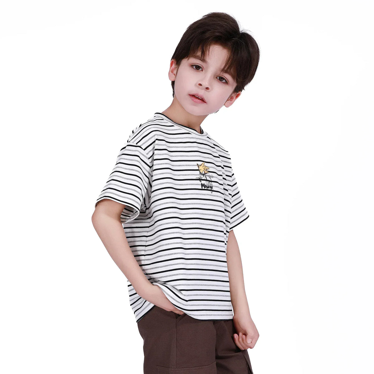 Striped T.Shirt for Boys Image