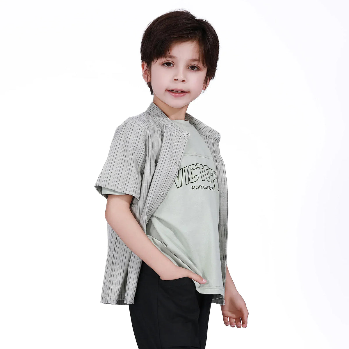 Striped Shirt for Boys Image