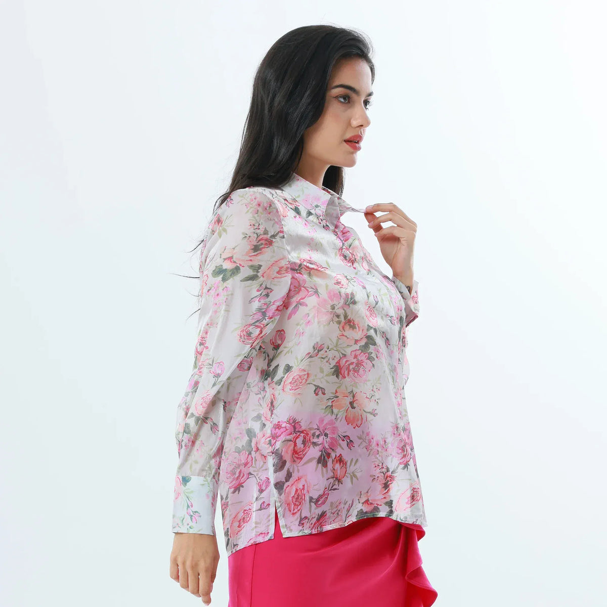 Floral Fashion Shirt For Women Image