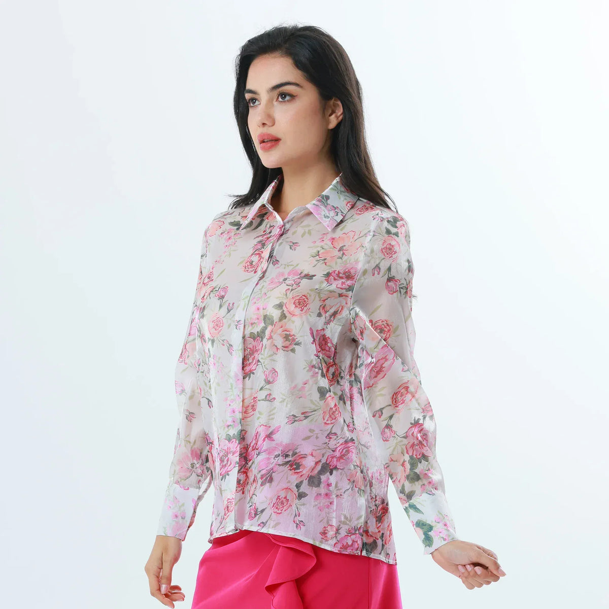 Floral Fashion Shirt For Women Image