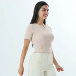 Plain Fashion T-Shirt For Women Image