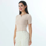 Plain Fashion T-Shirt For Women Image