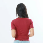 Plain Fashion T-Shirt For Women Image