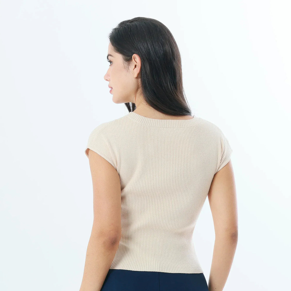 Plain Fashion T-Shirt For Women Image