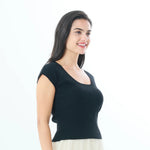 Plain Fashion T-Shirt For Women Image