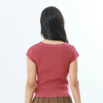 Plain Fashion T-Shirt For Women Image
