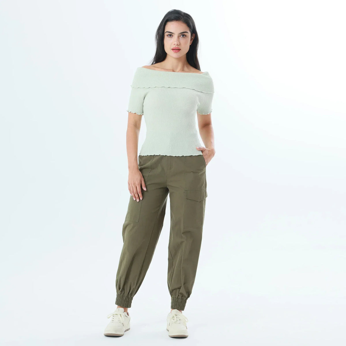 Plain Fashion Sweater For Women Image