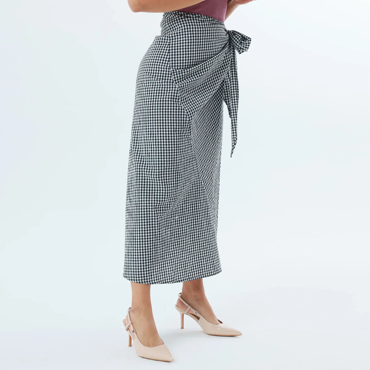 Checked Fashion Skirt For Women Image